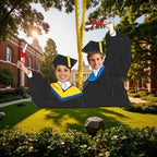 Thank you for accompanying me through this time on campus, but our story is just beginning - Personalized Acrylic Couple Pendant 743198 - DiyGiftly