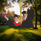 Thank you for accompanying me through this time on campus, but our story is just beginning - Personalized Acrylic Couple Pendant 743198 - DiyGiftly