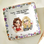 Thank You for Being My Shoulder - Therapist Bestie - Personalized Ring Dish 1069452 - DiyGiftly