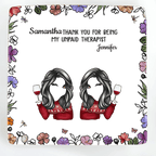 Thank You for Being My Shoulder - Therapist Bestie - Personalized Ring Dish 1069452 - DiyGiftly