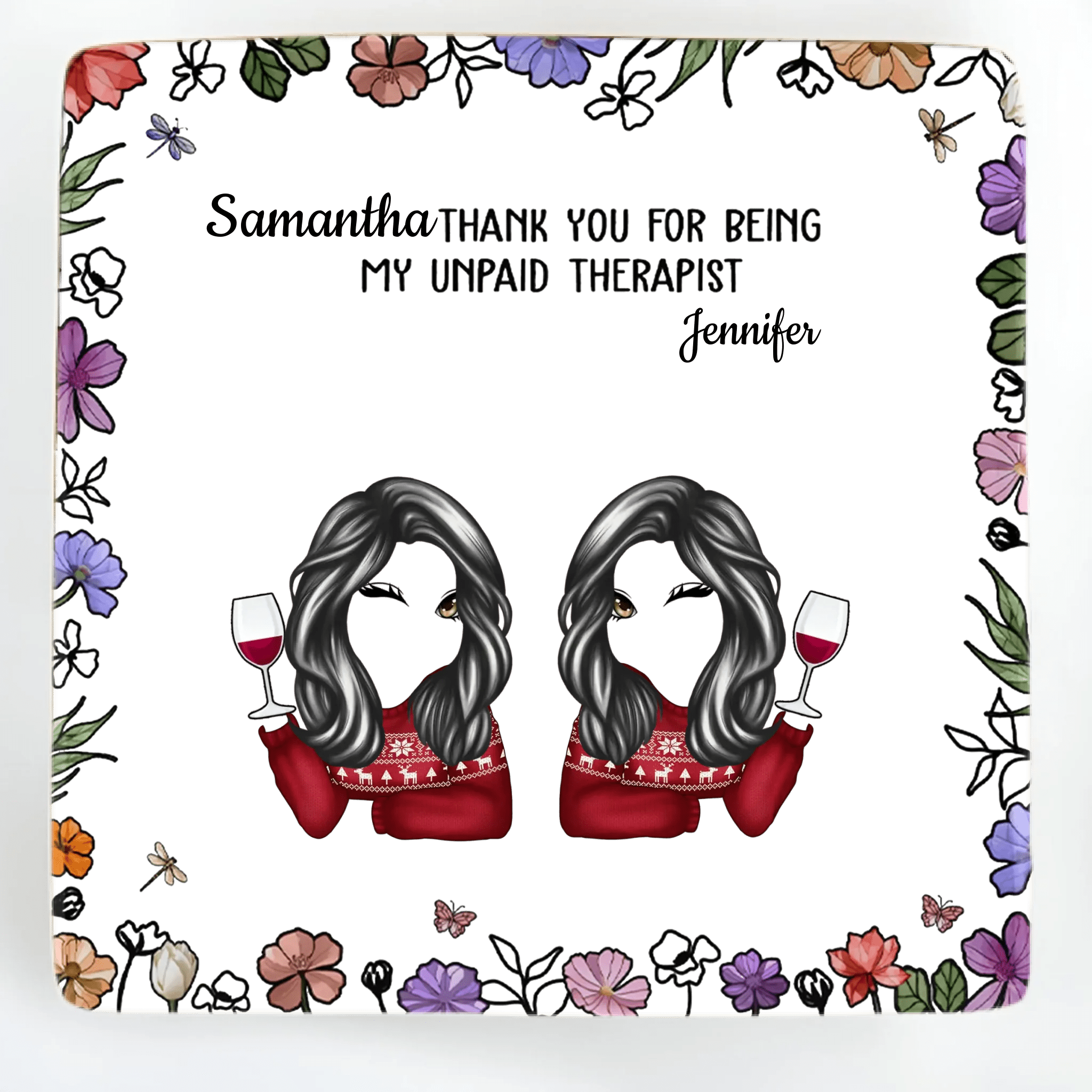 Thank You for Being My Shoulder - Therapist Bestie - Personalized Ring Dish 1069452 - DiyGiftly