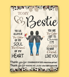 Thank You For Standing By My Side Friendship - Personalized Friend Blanket 679926 - DiyGiftly