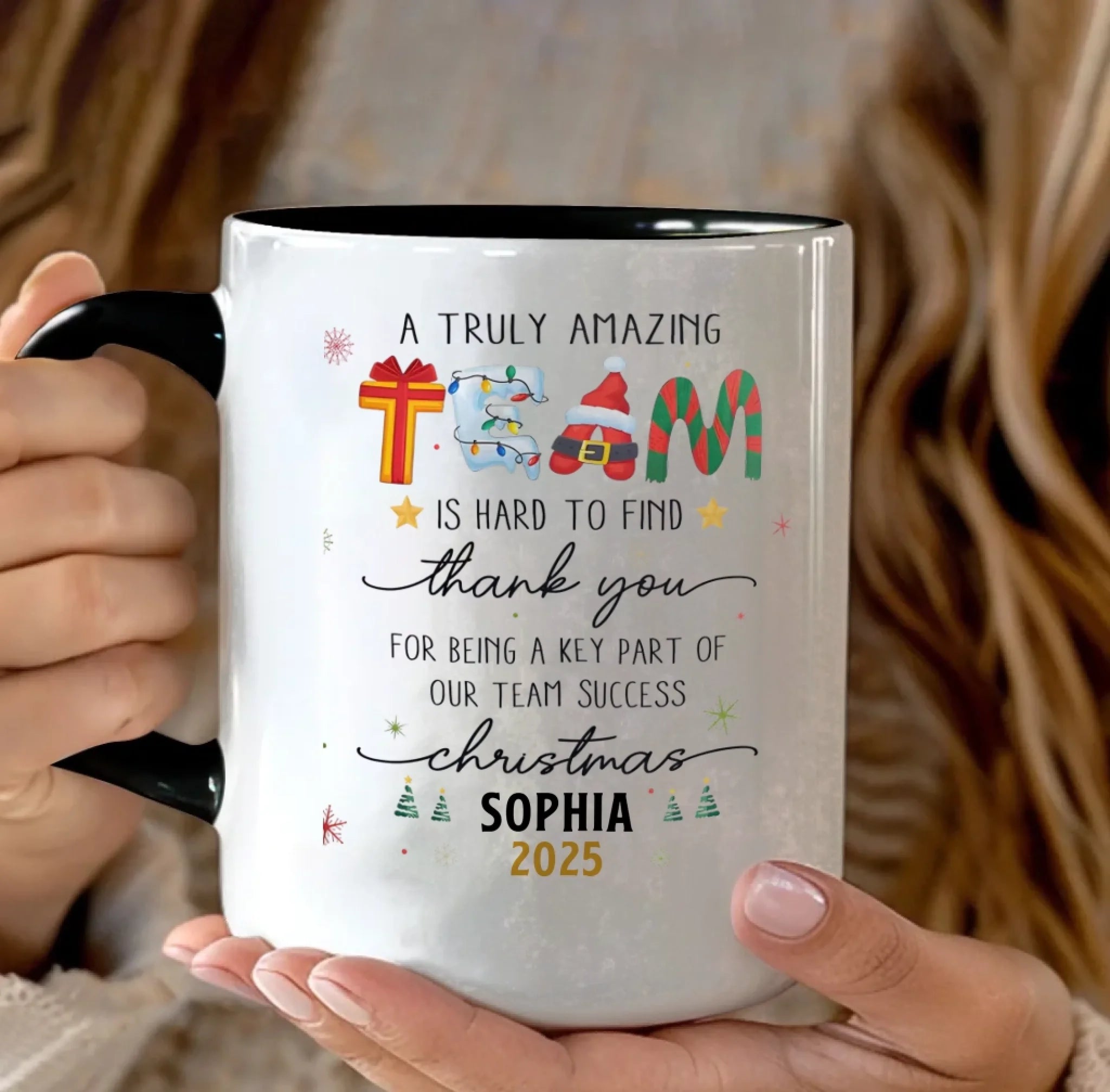 Thank You Gifts for Boss, Coworkers & Friends – Personalized Mug – “A Truly Amazing Team Is Hard to Find” – Custom Names & Characters – Team Appreciation Gift 1051047 - DiyGiftly