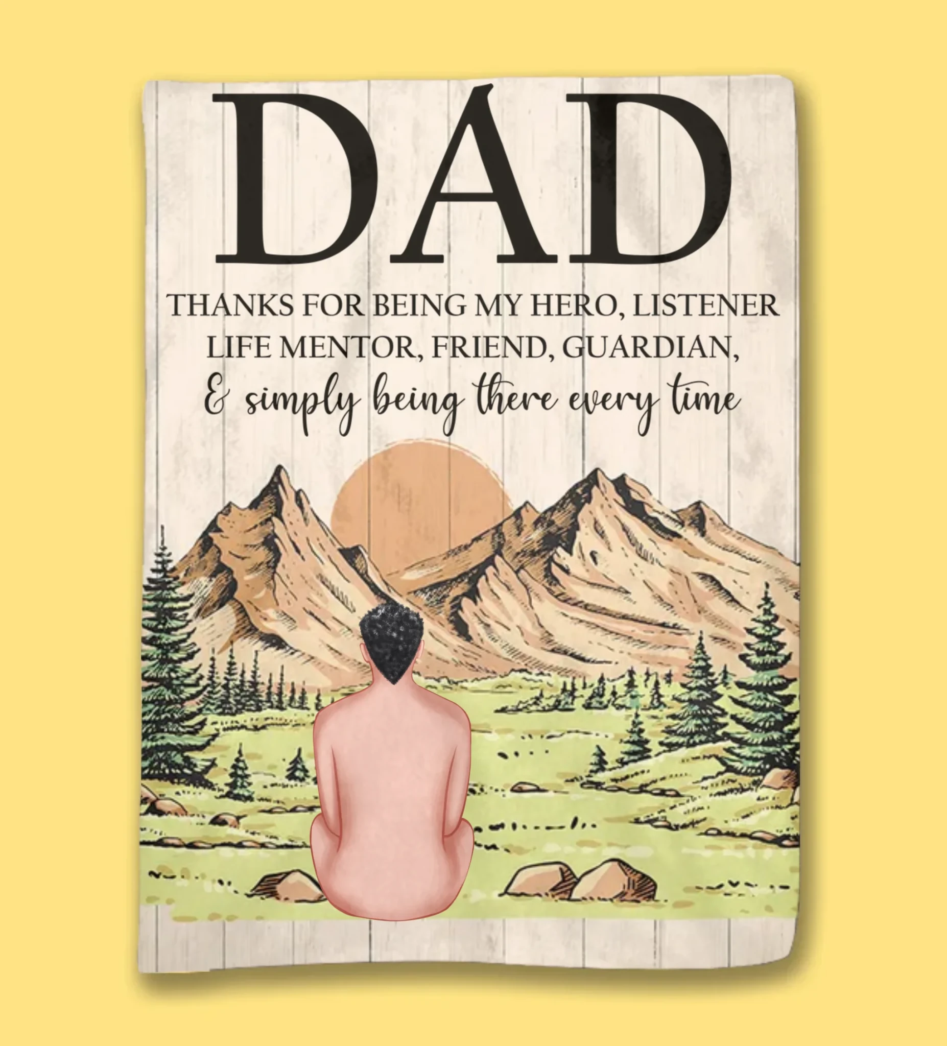 thanks for being our hero design blanket for everyday use