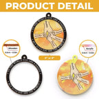 The Best Dads Get Promoted To Grandpa - Family Personalized Window Hanging Suncatcher - Father's Day, Gift For Dad, Grandpa 669066 - DiyGiftly