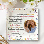 The Best Mommy Belongs To Me – Personalized Photo Jewelry Dish for First - Time Moms, New Moms, Custom Keepsake Trinket Plate, Thoughtful Mother’s Day, Birthday, Baby Shower Gift 1123636 - DiyGiftly