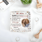 The Best Mommy Belongs To Me – Personalized Photo Jewelry Dish for First - Time Moms, New Moms, Custom Keepsake Trinket Plate, Thoughtful Mother’s Day, Birthday, Baby Shower Gift 1123636 - DiyGiftly