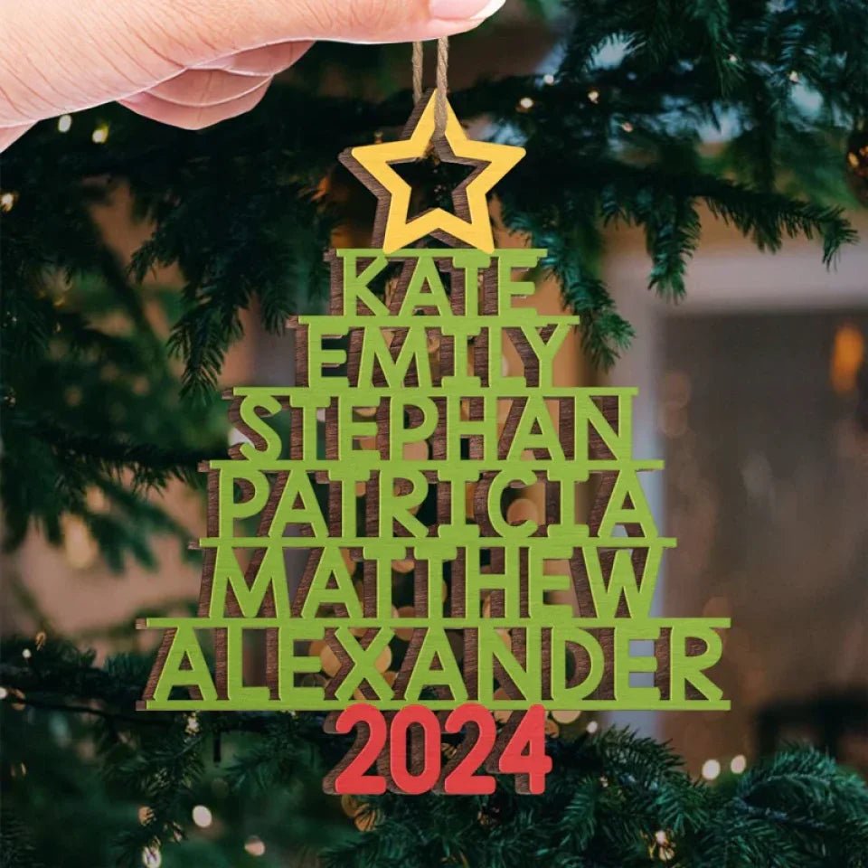 The Best Part Of Christmas - Family Personalized Custom Ornament - Wood Custom Shaped - Christmas Gift For Family Members 677414 - DiyGiftly