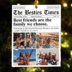 acrylic photo ornament custom photo gift for best friend