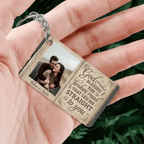 The Broken Road That Led Me Straight To You - Upload Image, Gift For Couples - Personalized Horizontal Keychain 736916 - DiyGiftly