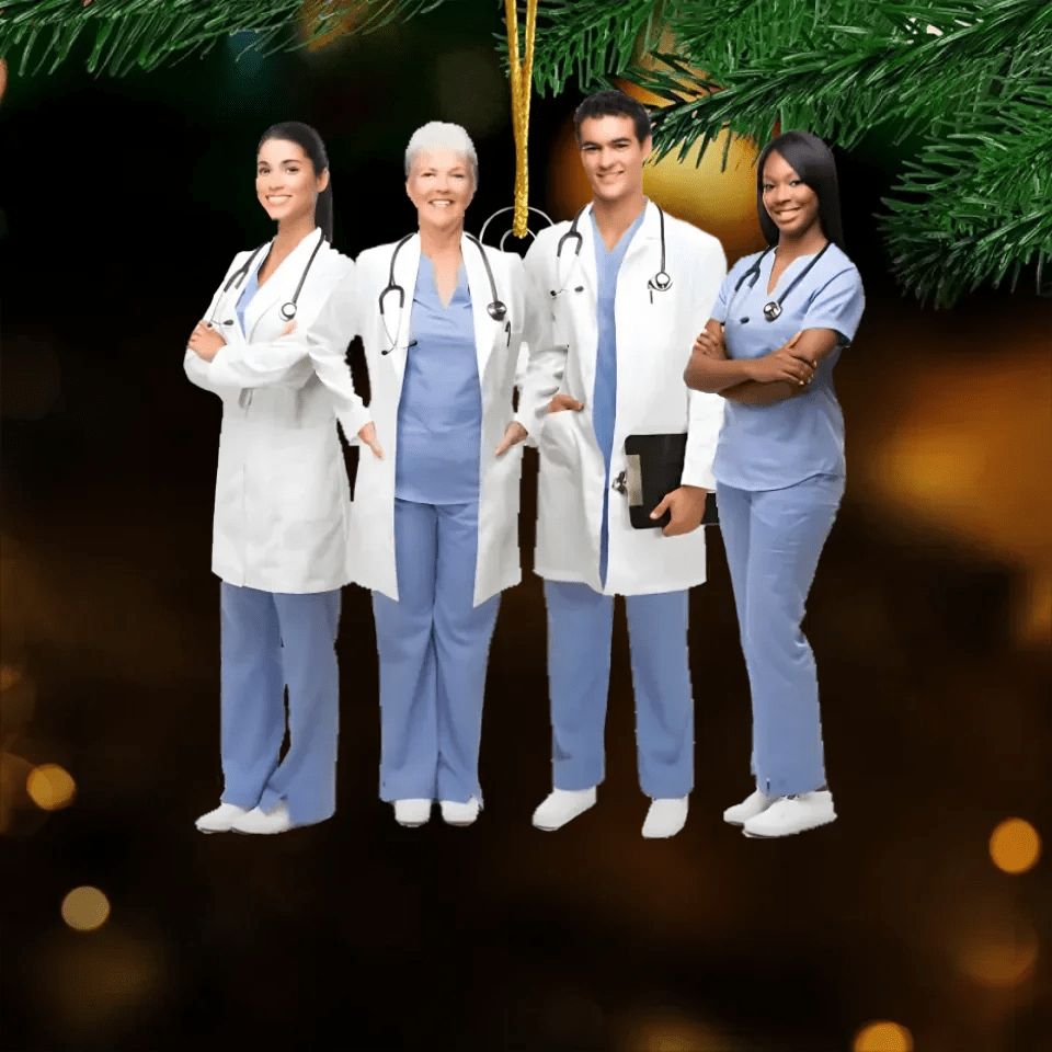 personalized nurse photo ornament nurses week keepsake