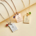 silver necklace personalized stainless steel