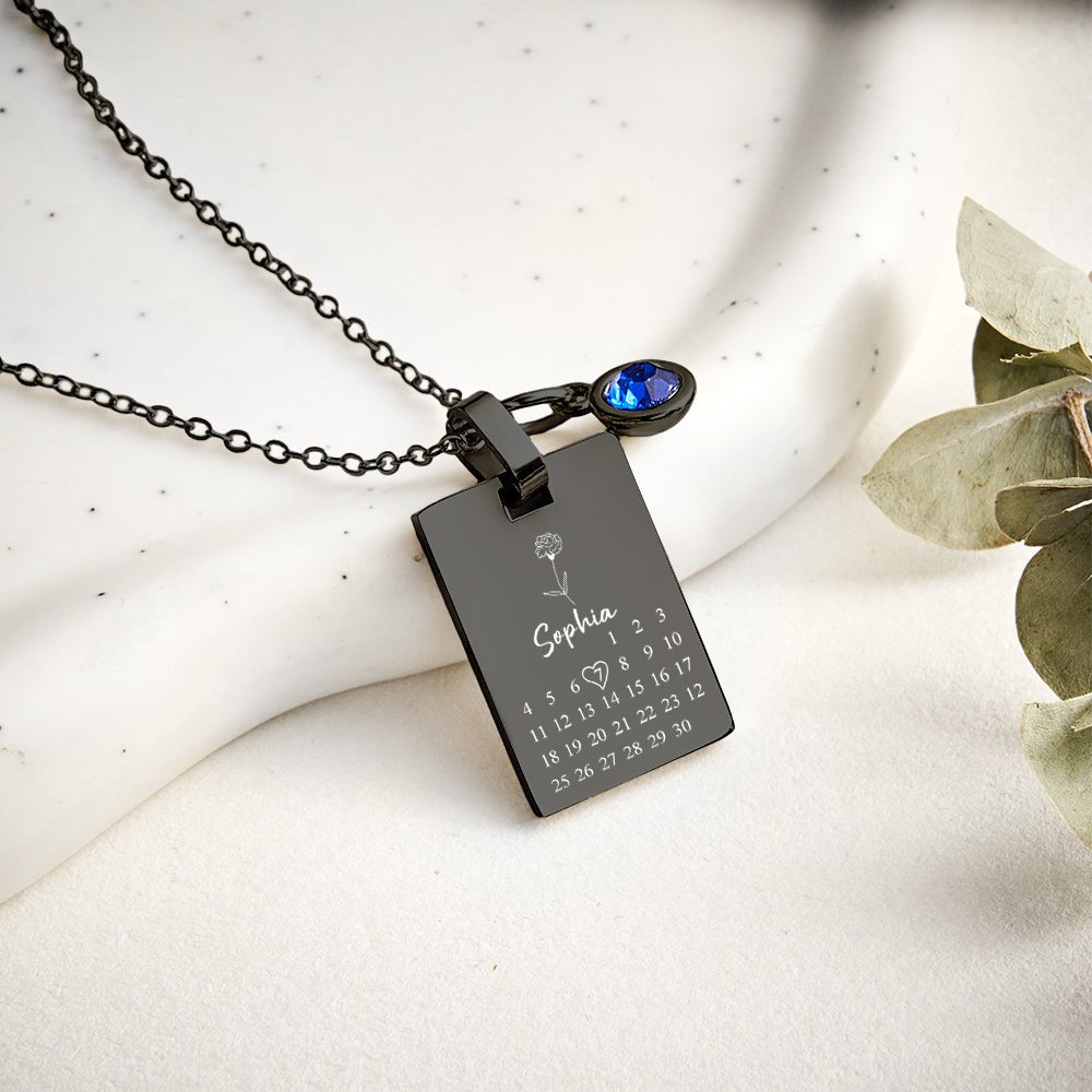 personalized necklace stainless steel