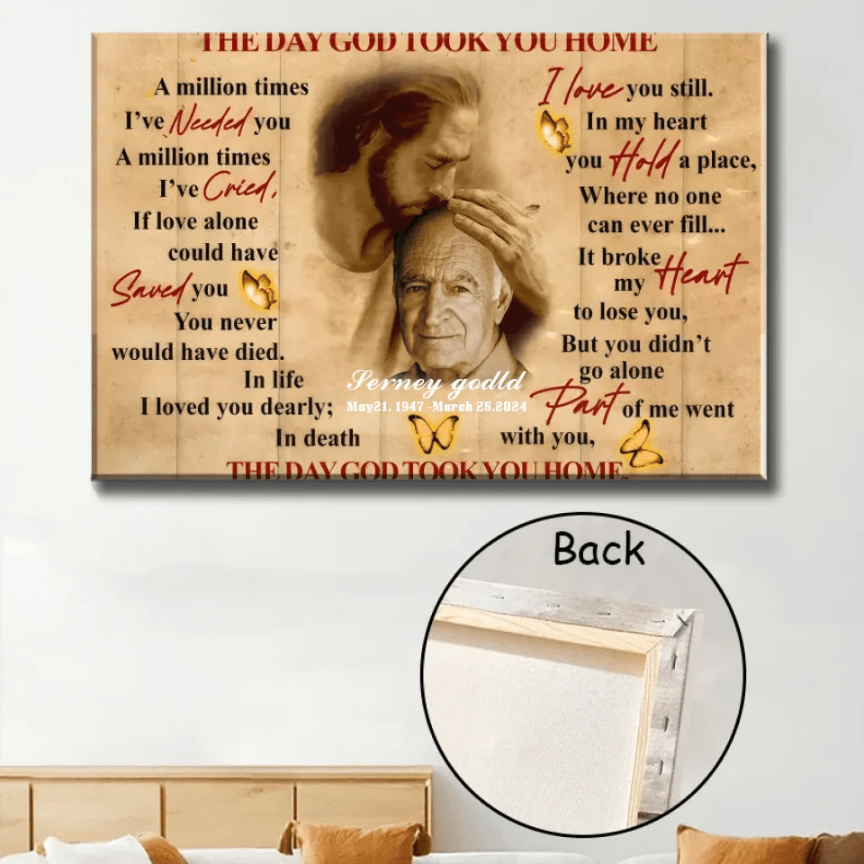 personalized photo canvas wooden home remembrance poster and canvas