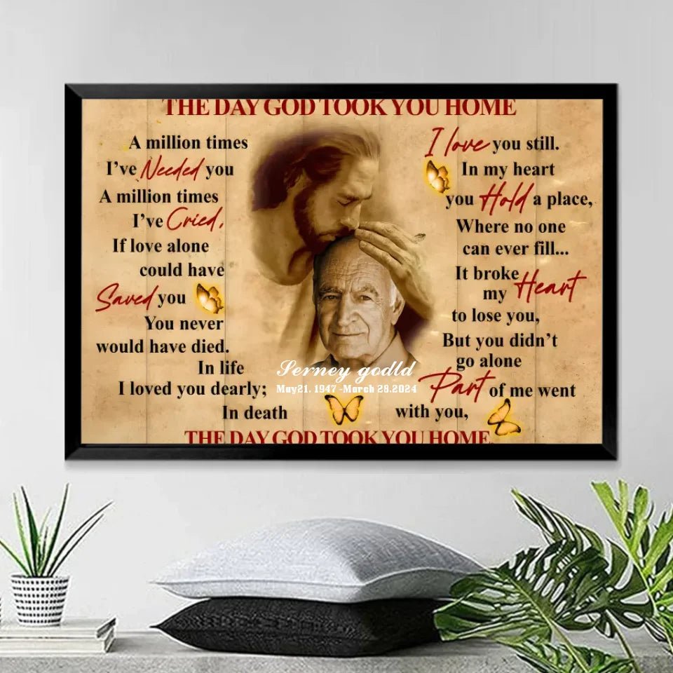 canvas personalized photo wooden memorial keepsake poster and canvas