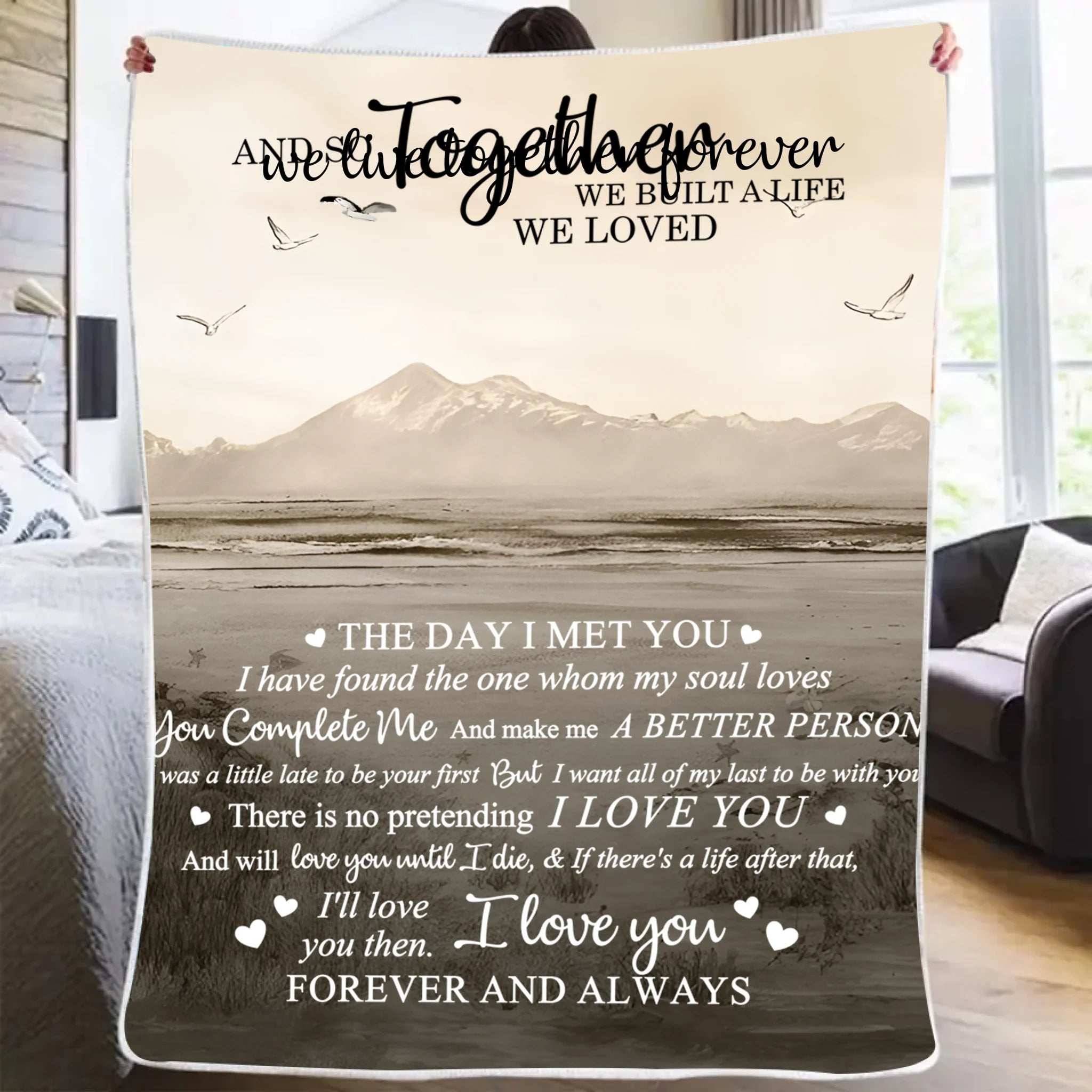 The Day I Met You Couples - Personalized Blanket 758207 - DiyGiftly
