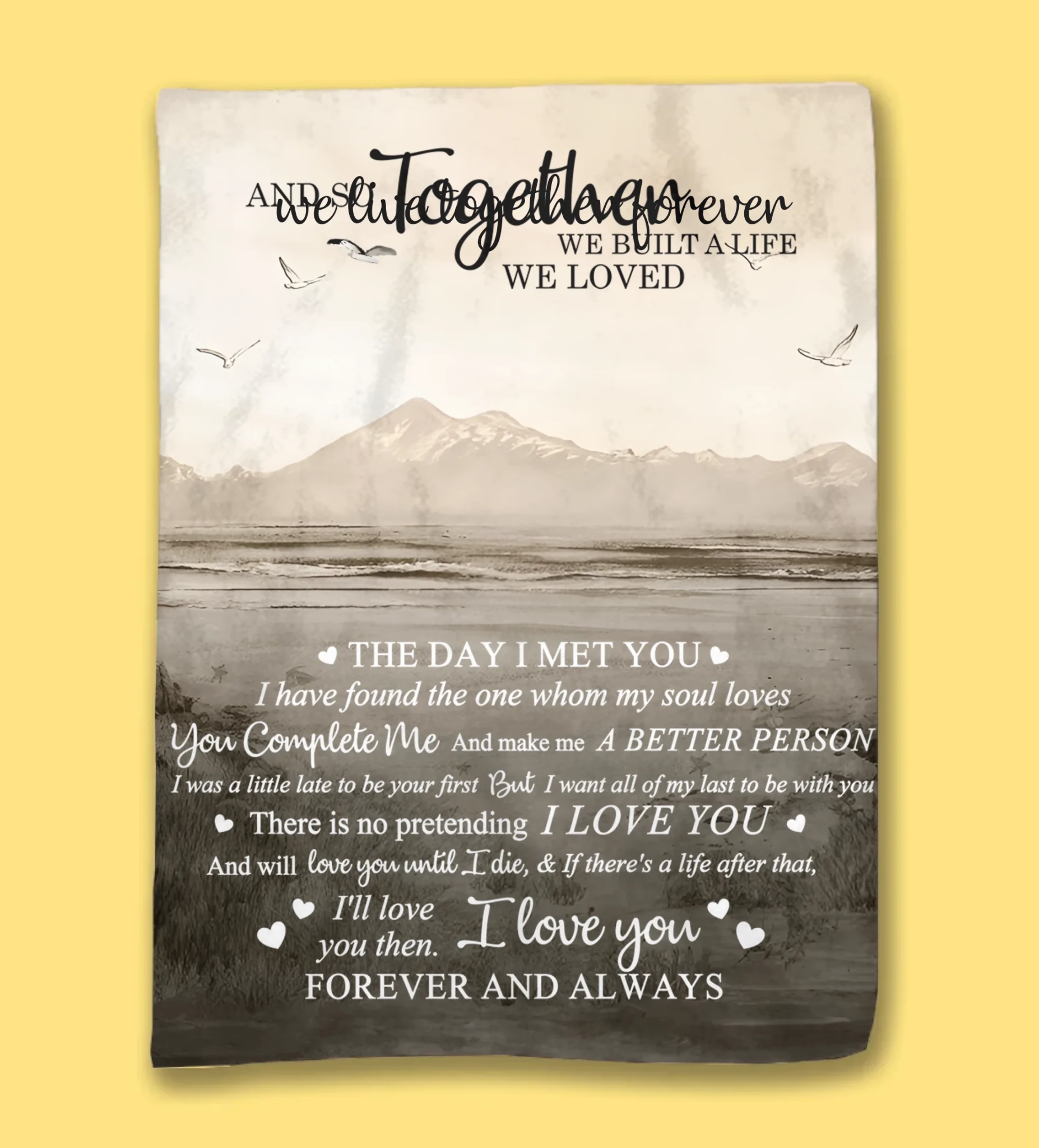 The Day I Met You Couples - Personalized Blanket 758207 - DiyGiftly