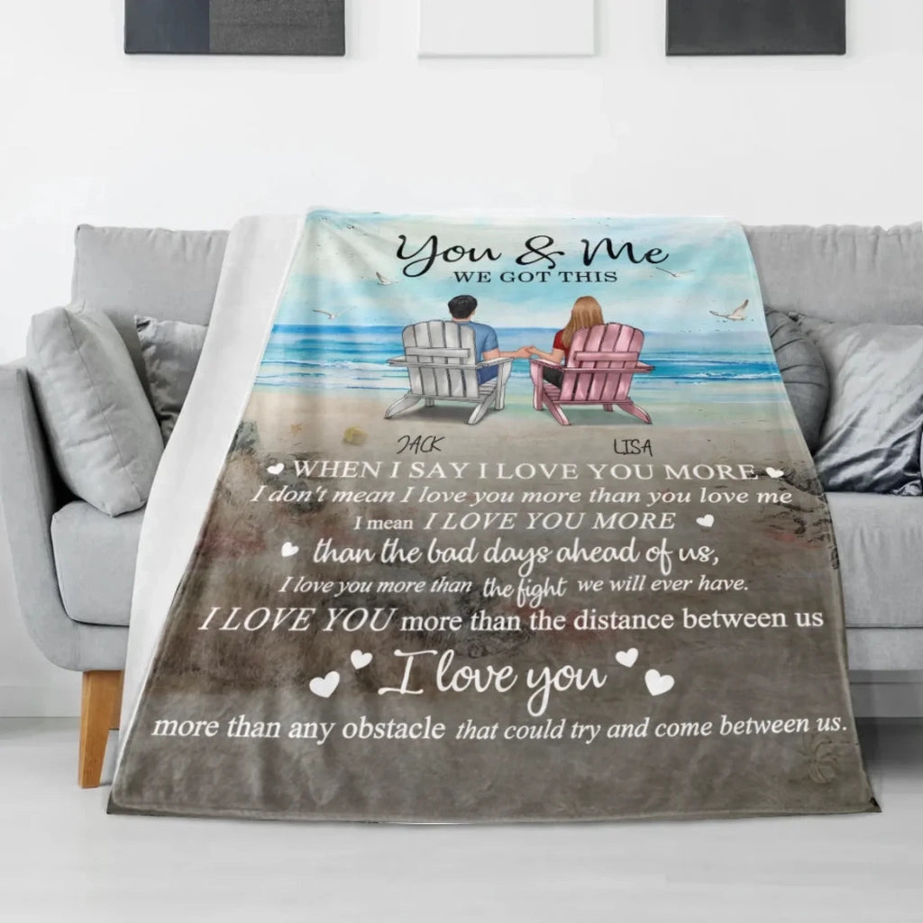 The Day I Met You Couples - Personalized Blanket 758207 - DiyGiftly