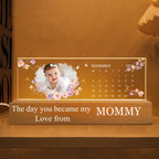 “The Day You Became My Parents” – Personalized Photo LED Night Light – Custom Calendar Design, Soft Warm Glow Lamp – Meaningful Gift for Mom & Dad, New Parents, Anniversary or Baby Keepsake 1156291 1156290 - DiyGiftly