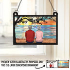 The Family Is One Of Nature's Masterpieces - Family Personalized Window Hanging Suncatcher - Gift For Family Members 665935 - DiyGiftly