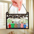 The Family Is One Of Nature's Masterpieces - Family Personalized Window Hanging Suncatcher - Gift For Family Members 665935 - DiyGiftly