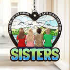 wood and acrylic plexiglass window hanging suncatcher personalized design acrylic