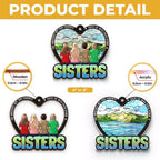 wood and acrylic plexiglass acrylic window hanging suncatcher personalized design gift for best friend