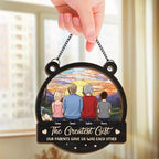 The Greatest Gift Our Parents Gave Us Each Other - Family Personalized Window Hanging Suncatcher - Gift For Family Members 667037 - DiyGiftly