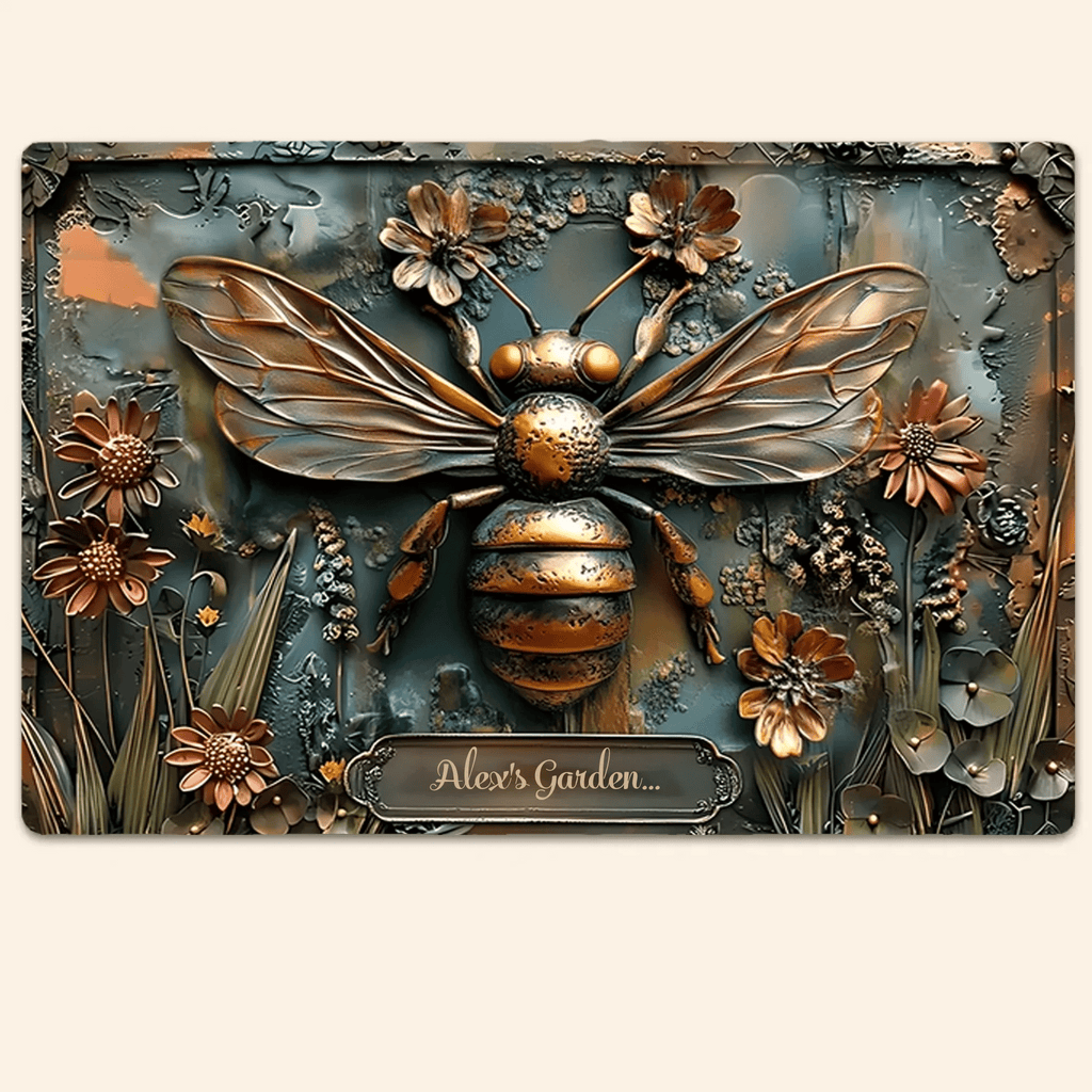 The Little Garden - Personalized Gardening Rectangle Metal Sign 736306 - 736307 - DiyGiftly
