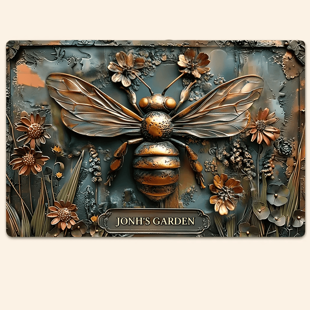 The Little Garden - Personalized Gardening Rectangle Metal Sign 736338 - 736339 - DiyGiftly