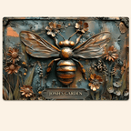 The Little Garden - Personalized Gardening Rectangle Metal Sign 736338 - 736339 - DiyGiftly