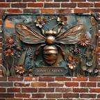 The Little Garden - Personalized Gardening Rectangle Metal Sign 736338 - 736339 - DiyGiftly