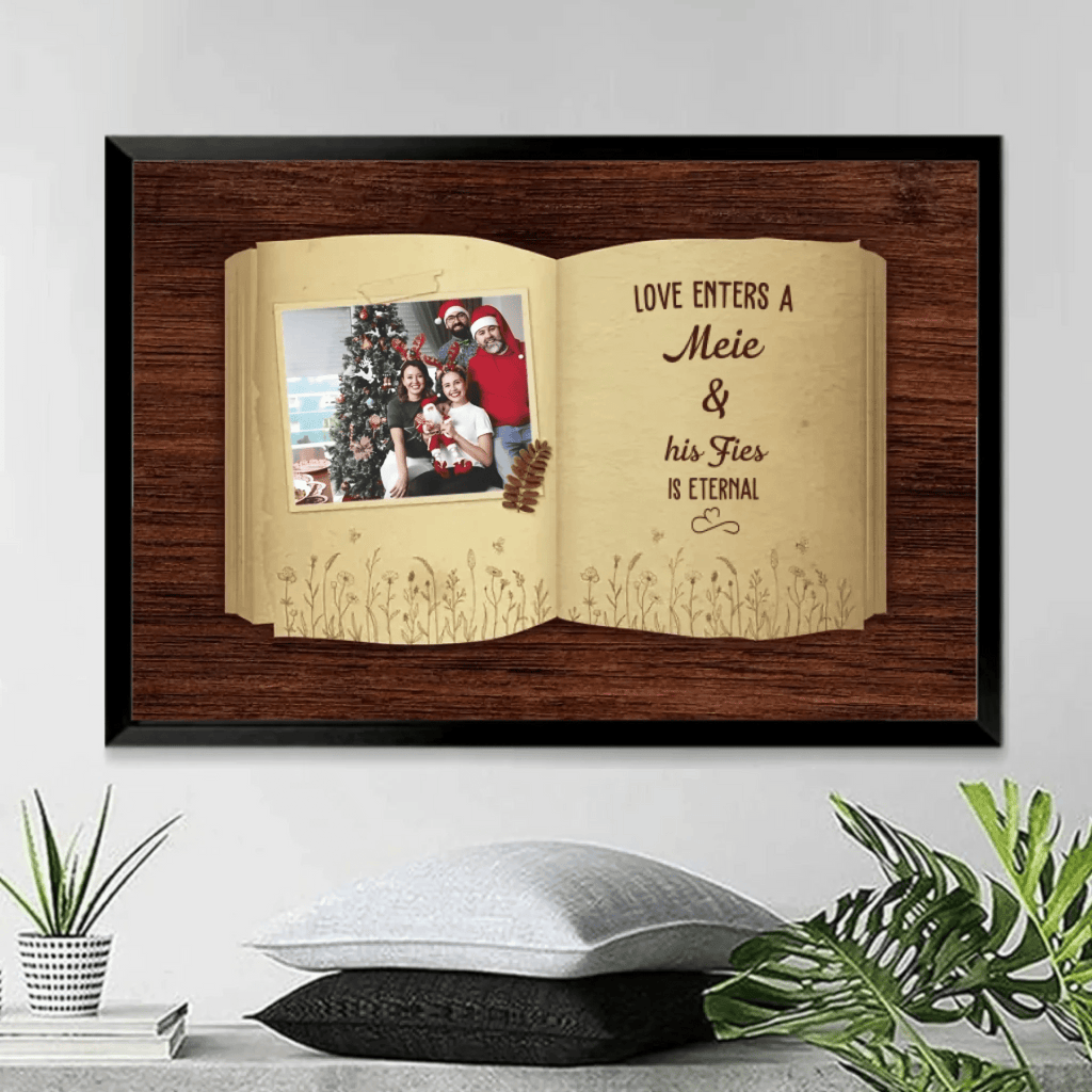 The Love Between A Mother And Her Children Is Everlasting Photo Book Version - Personalized Canvas For Mom 724691 - 724693 - DiyGiftly
