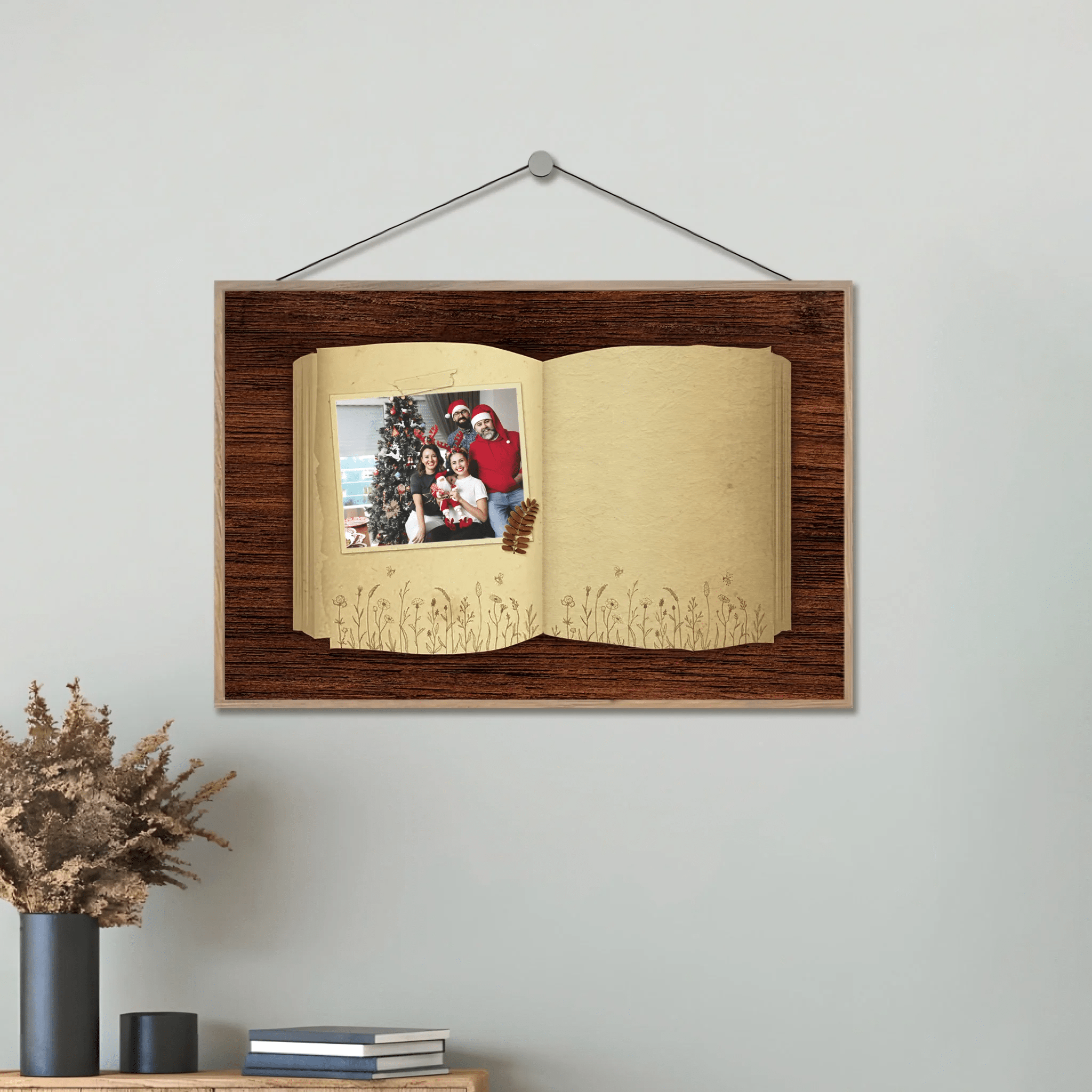 The Love Between A Mother And Her Children Is Everlasting Photo Book Version - Personalized Custom Wooden Plaquet 724691 - DiyGiftly