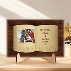 The Love Between A Mother And Her Children Is Everlasting Photo Book Version - Personalized Custom Wooden Plaquet 724691 - DiyGiftly
