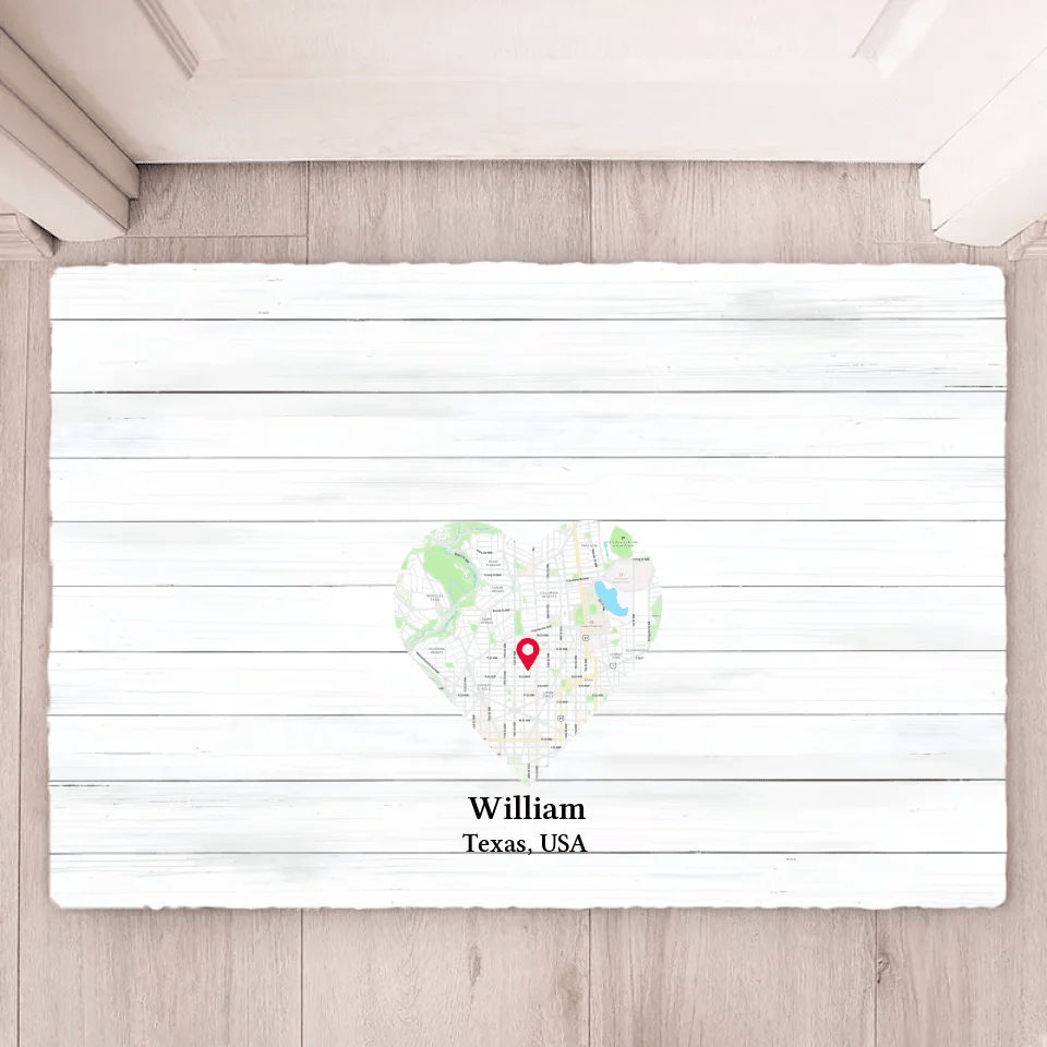 The Love Between Grandparents And Grandkids - Personalized Doormat 735506 - D - DiyGiftly