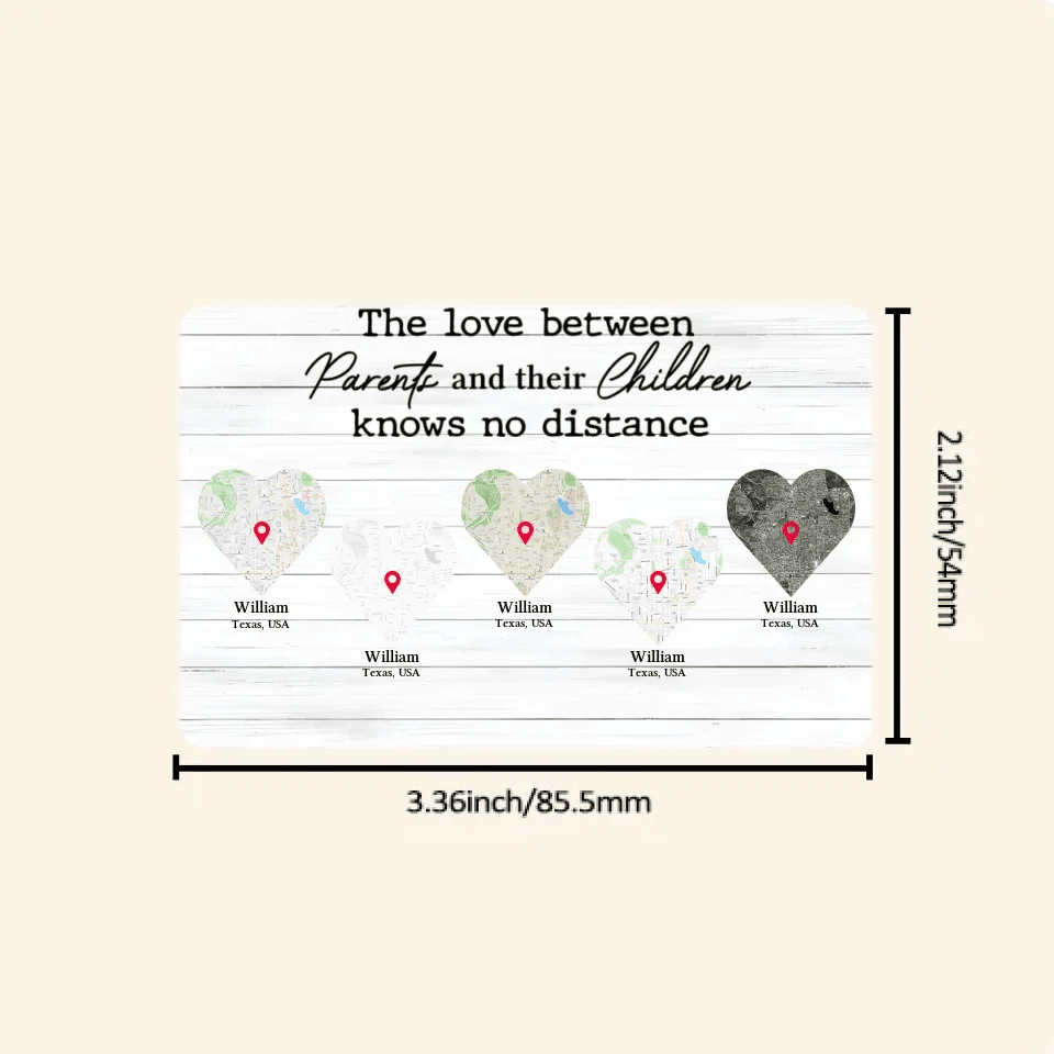 The Love Between Grandparents And Grandkids - Personalized Wallet Card 735506 - Q - DiyGiftly