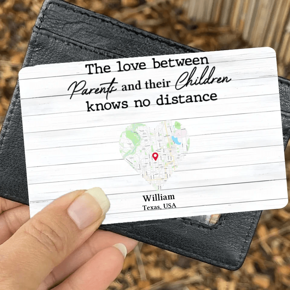 The Love Between Grandparents And Grandkids - Personalized Wallet Card 735506 - Q - DiyGiftly