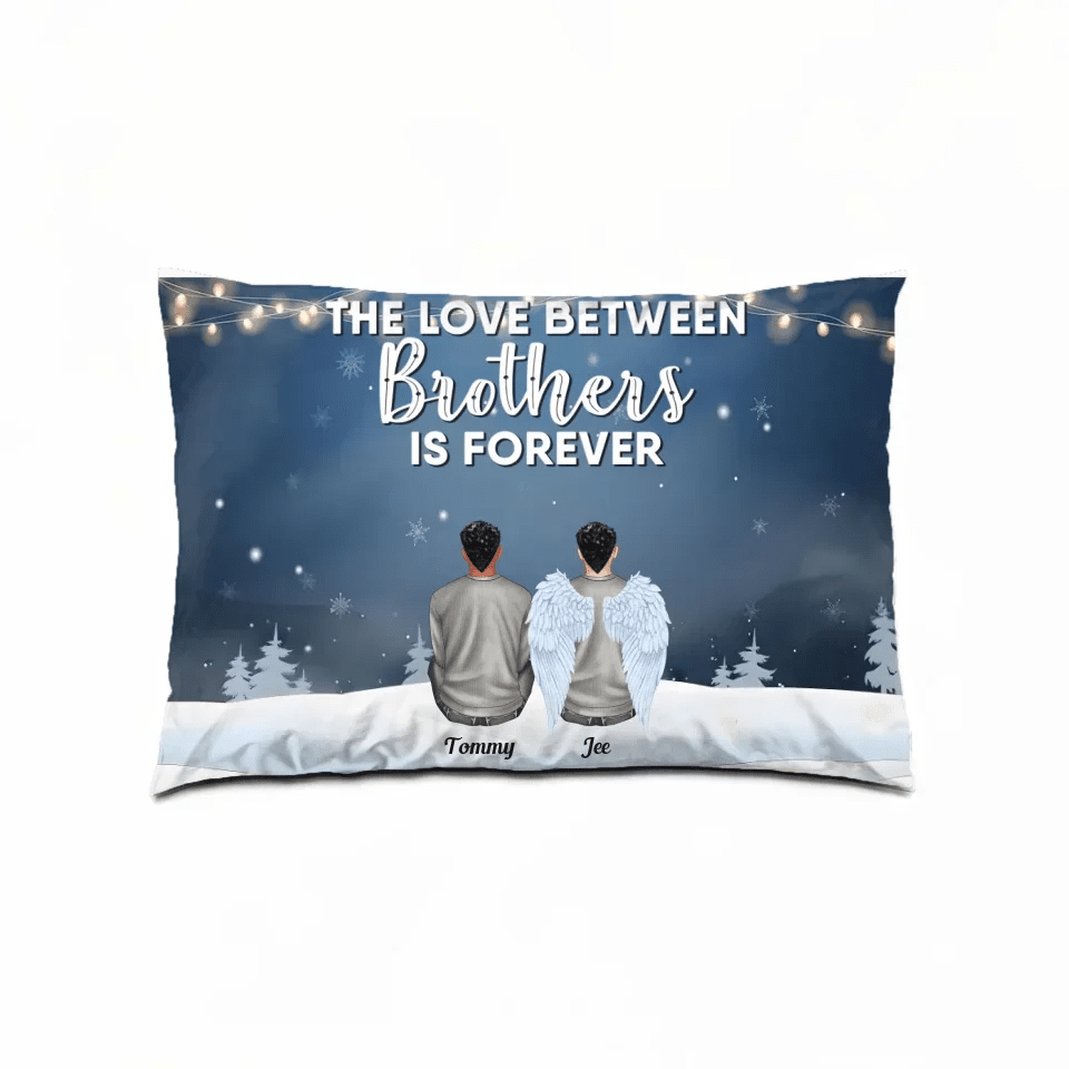 The Love Of Brothers & Sisters Is Forever - Personalized Pillow 712526 - B - DiyGiftly