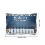 The Love Of Brothers & Sisters Is Forever - Personalized Pillow 712526 - B - DiyGiftly