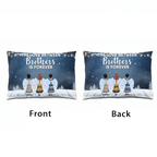 The Love Of Brothers & Sisters Is Forever - Personalized Pillow 712526 - B - DiyGiftly