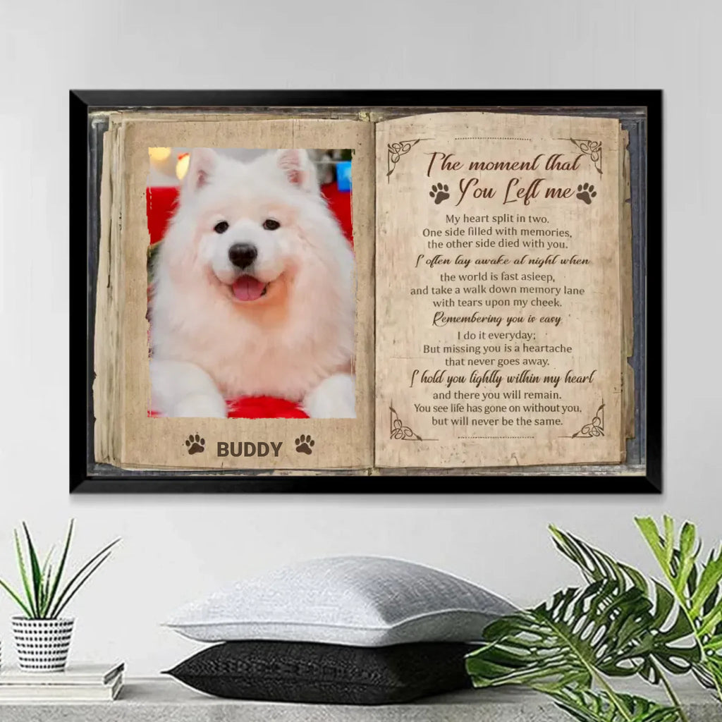 wall art display personalized cat photo poster loss of cat gift