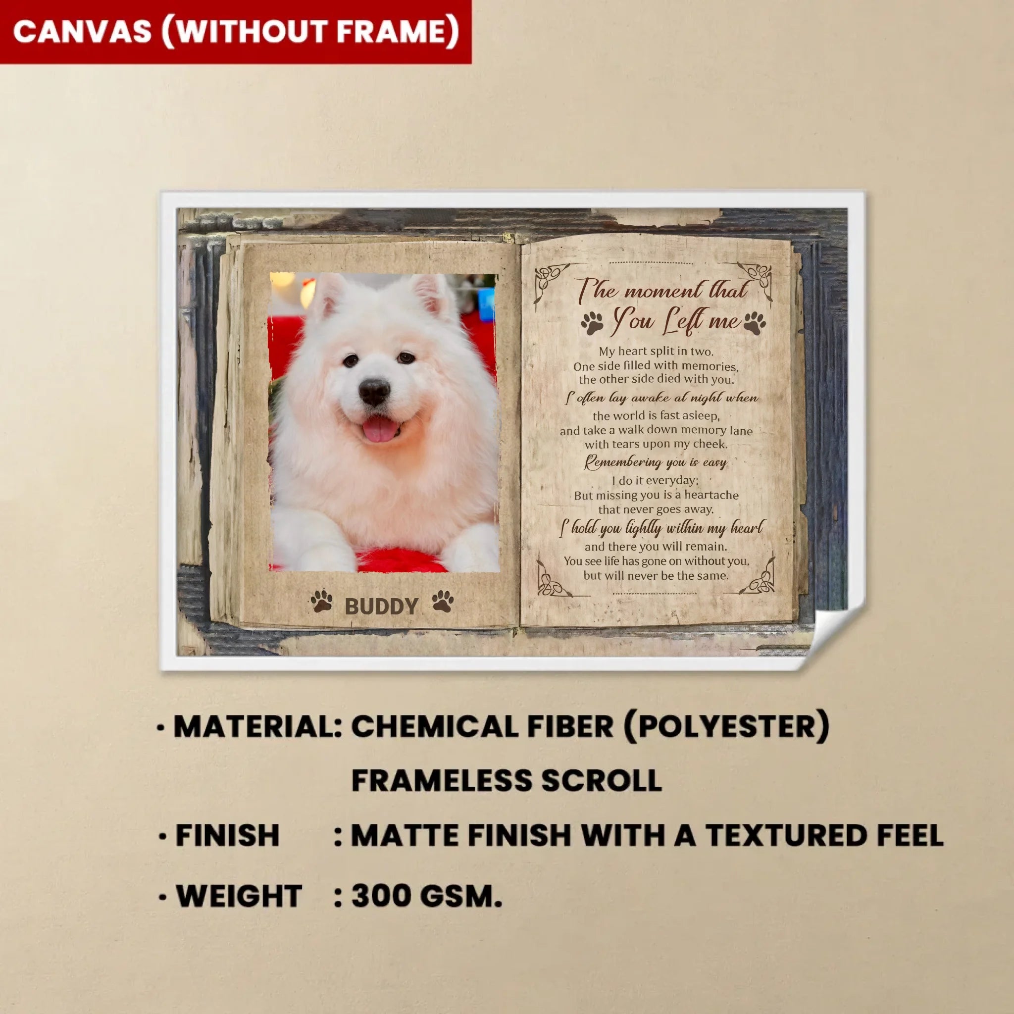 The Moment That You Left Me - Upload Image, Personalized Horizontal Poster 74868 - 743877 - DiyGiftly