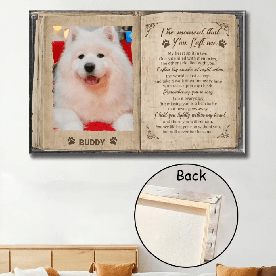 The Moment That You Left Me - Upload Image, Personalized Horizontal Poster 74868 - 743877 - DiyGiftly