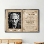 canvas personalized photo wall art sympathy gift poster and canvas