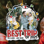The Most Beautiful Christmas Memories of 2025 - Personalized Family Photo Acrylic Ornament, Cherishing Family Reunion Moments 87516928 - DiyGiftly