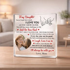 The Most Beautiful Mom - Custom Photo Personalized Rectangle Acrylic Plaque - Family Birthday Gift For Mom 1121656 - DiyGiftly