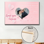 The most sincere love words to the person you love the most - Personalized Custom Photo Canvas or Poster 734630 - 738041 - DiyGiftly