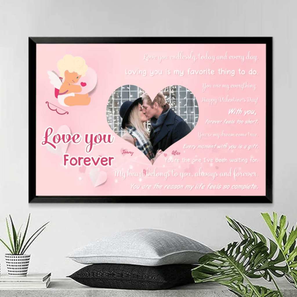 The most sincere love words to the person you love the most - Personalized Custom Photo Canvas or Poster 734630 - 738041 - DiyGiftly