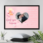The most sincere love words to the person you love the most - Personalized Custom Photo Canvas or Poster 734630 - 738041 - DiyGiftly